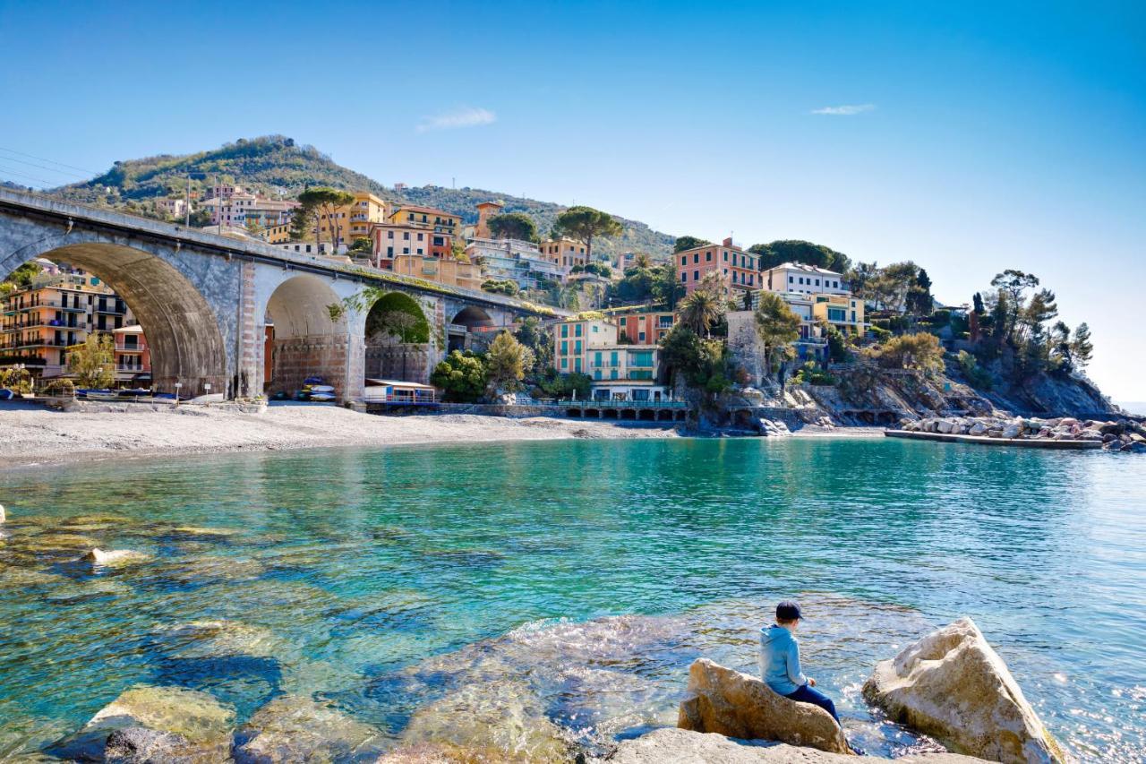 Apartamento Una Conchiglia Sul Mare Attico Vista Portofino Zoagli Exterior foto